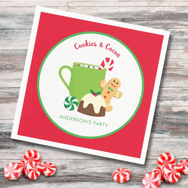 CHRISTMAS COOKIES AND COCOA NAPKINS (Creator Uploaded)