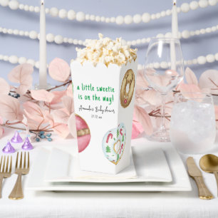 Christmas cookies and donuts baby shower favor boxes