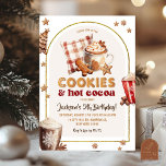 Christmas Cookies and Hot Cocoa Boys Birthday Invitation<br><div class="desc">Cookies and Hot Cocoa Kids Birthday Party Invitation | Gingerbread Cookies and Hot Cocoa Boys Birthday Invitation | Christmas Cookies and Hot Cocoa Kids Birthday Invitation</div>
