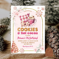 Christmas Cookies and Hot Cocoa Girls Birthday
