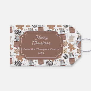 Christmas Cookies and Hot Cocoa Holiday Baking Gift Tags