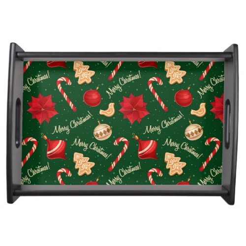 Christmas Cookies And Ornaments Serving Tray
