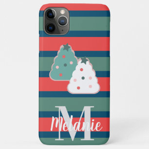 Christmas Cookies and Stripes Holiday iPhone 11 Pro Max Case