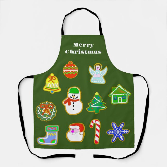 Christmas Cookies Apron (Front)