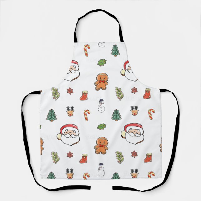 Christmas cookies apron (Front)