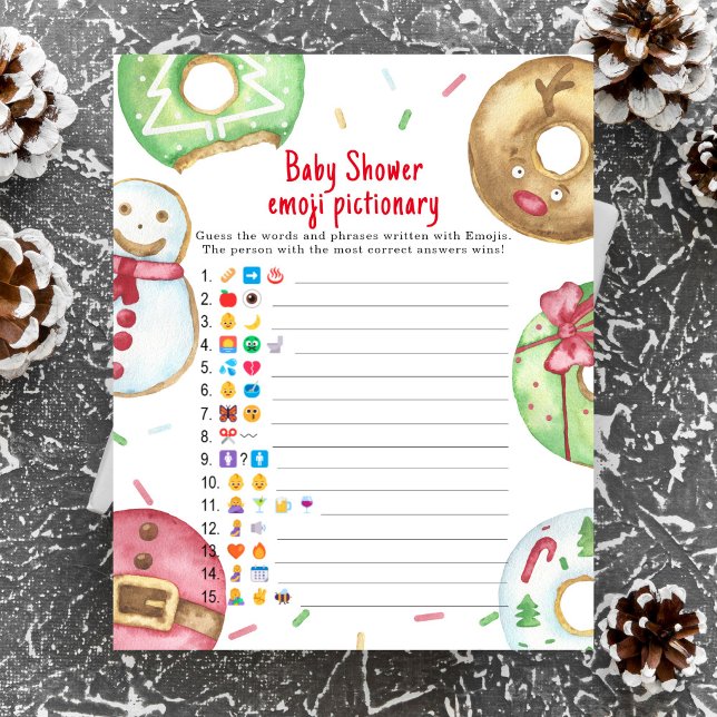 Christmas cookies - Baby emoji picture game (Creator Uploaded)