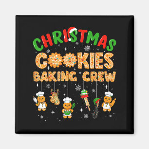 Christmas Cookies Baking Crew Funny Cookie Family  Magnet