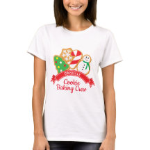 Christmas Cookies Baking Crew Shirt Personalized