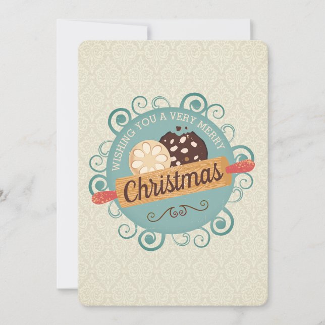 Christmas cookies baking personalized holiday (Front)