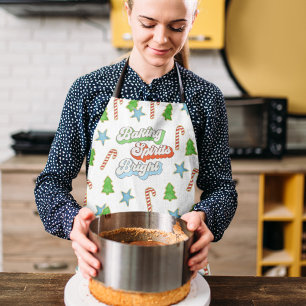 Christmas Cookies Baking Spiritas Bright Apron