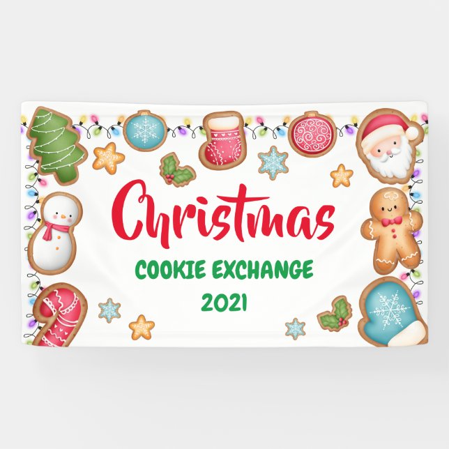 Christmas Cookies Banner (Horizontal)