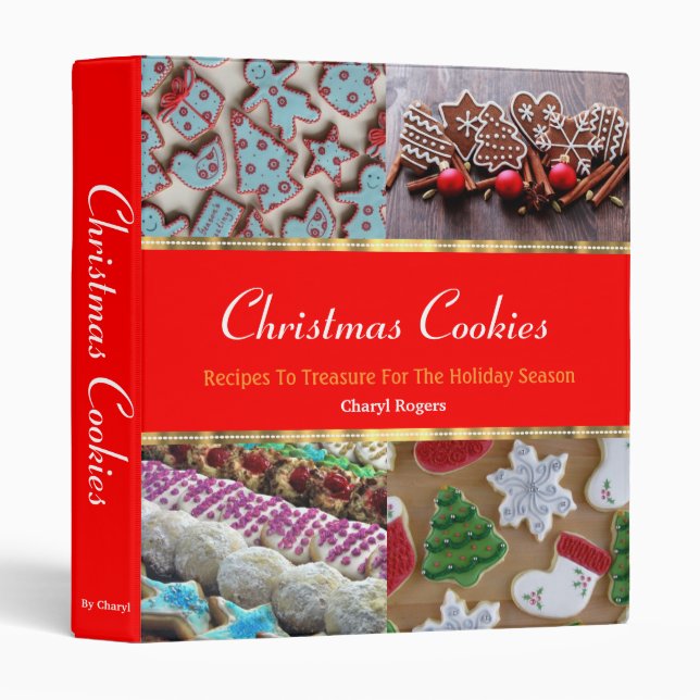 Christmas Cookies Binder (Front/Spine)