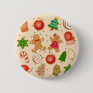 Christmas Cookies Button