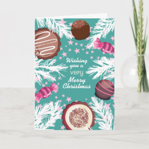 Christmas cookies candy chocolate holiday baking card