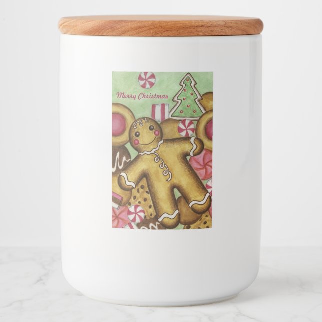 Christmas Cookies Candy Gift Labels (Front)