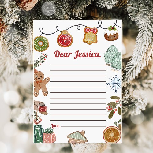 Christmas Cookies Capsule Note Message Card