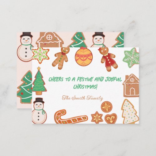 Christmas Cookies Celebration Cards 