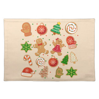 Christmas Cookies Cloth Placemat