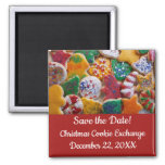 Christmas Cookies Colorful Holiday Save the Date Magnet