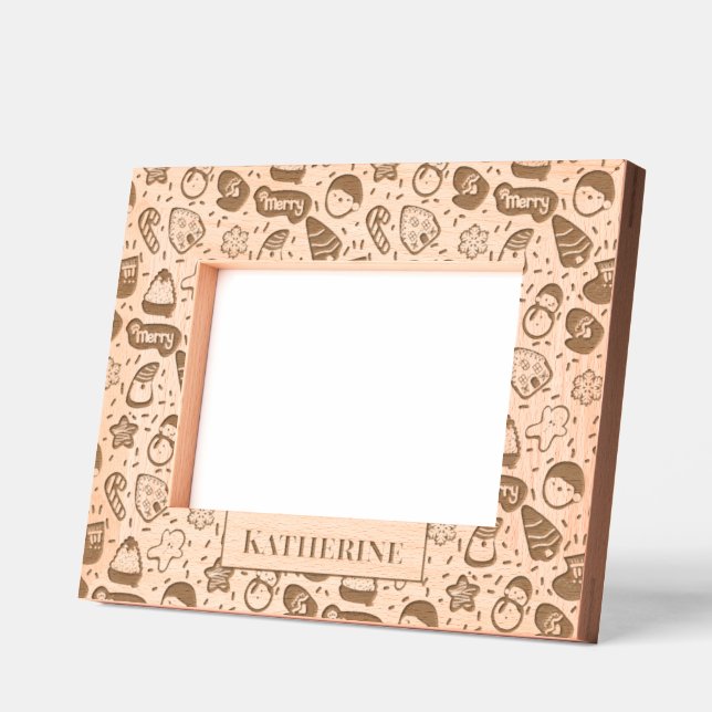 Christmas Cookies Engraved Frames (Left)