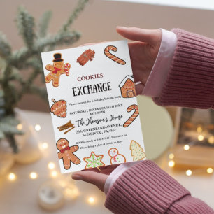 Christmas Cookies Exchange Party Invitation