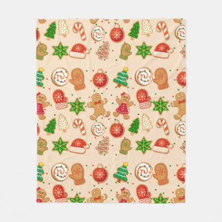 Christmas Cookies Fleece Blanket
