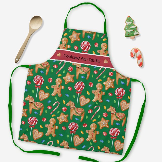 Christmas Cookies for Santa Baking Apron (Creator Uploaded)