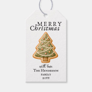Christmas Cookies Frosting Merry Christmas Gift Tags