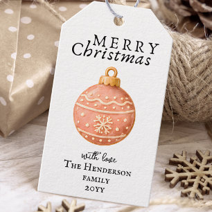 Christmas Cookies Frosting Merry Christmas Gift Tags