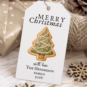 Christmas Cookies Frosting Merry Christmas Gift Tags