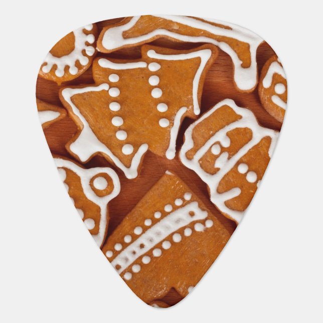 Christmas Cookies Guitar Pick (Front)