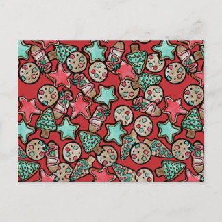 Christmas Cookies Holiday Baking Postcard