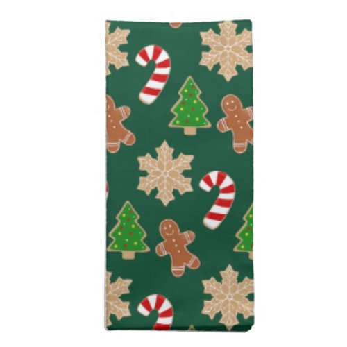 Christmas Cookies Holiday Cloth Napkin