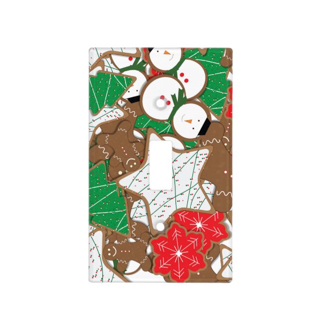 Christmas Cookies Holiday Decor Light Switch Cover (Front)