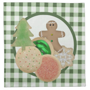 Christmas Cookies Holiday Napkin