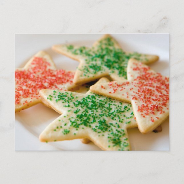 Christmas Cookies Holiday Postcard (Front)