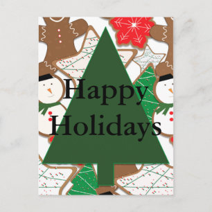 Christmas Cookies Holiday Postcard