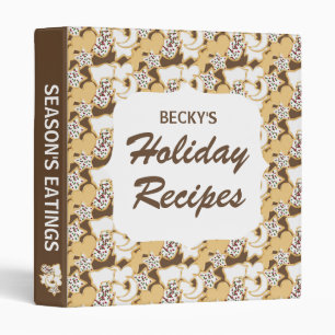 Christmas Cookies Holiday Recipes Binder