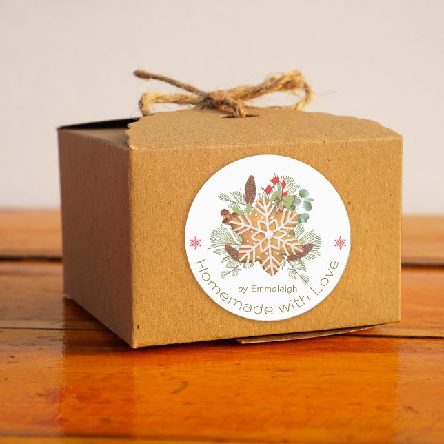 Christmas Cookies Homemade Love Food Labels (Creator Uploaded)