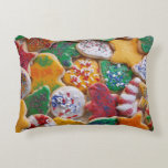 Christmas Cookies I Colorful Holiday Baking Accent Pillow