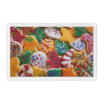 Christmas Cookies I Colorful Holiday Baking Acrylic Tray