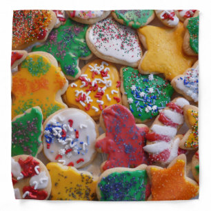 Christmas Cookies I Colorful Holiday Baking Bandana