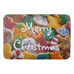 Christmas Cookies I Colorful Holiday Baking Bath Mat