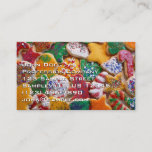 Christmas Cookies I Colorful Holiday Baking Business Card