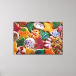 Christmas Cookies I Colorful Holiday Baking Canvas Print