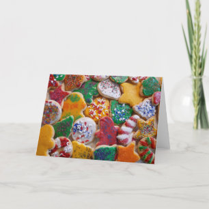 Christmas Cookies I Colorful Holiday Baking Card