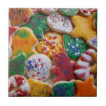 Christmas Cookies I Colorful Holiday Baking Ceramic Tile