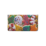 Christmas Cookies I Colorful Holiday Baking Checkbook Cover
