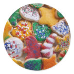 Christmas Cookies I Colorful Holiday Baking Classic Round Sticker