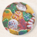 Christmas Cookies I Colorful Holiday Baking Coaster